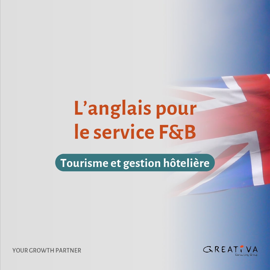 L’anglais pour le service F&B